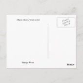 Replica Ghana, Accra, stadscentrum Briefkaart (Achterkant)