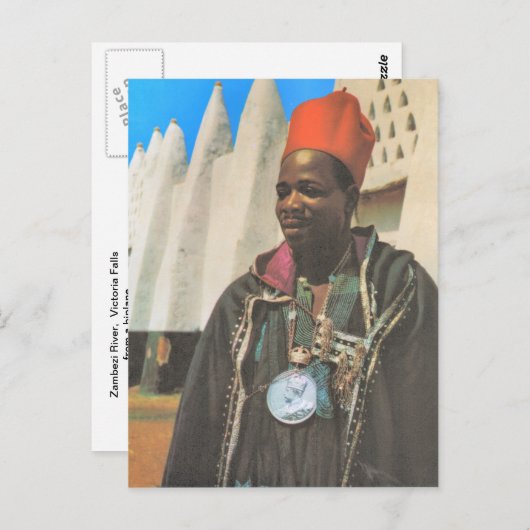 Replica  Ghana, stamhoofd Briefkaart (Voorkant / Achterkant)