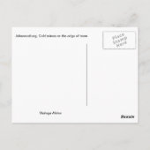 Replica Johannesburg, goudmijnen Briefkaart (Achterkant)