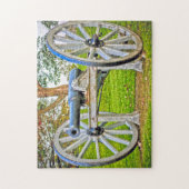 Replica kanon Nova Scotia Canada. Legpuzzel (Verticaal)