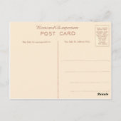 Replica  kantinematig personeel, briefkaart (Achterkant)