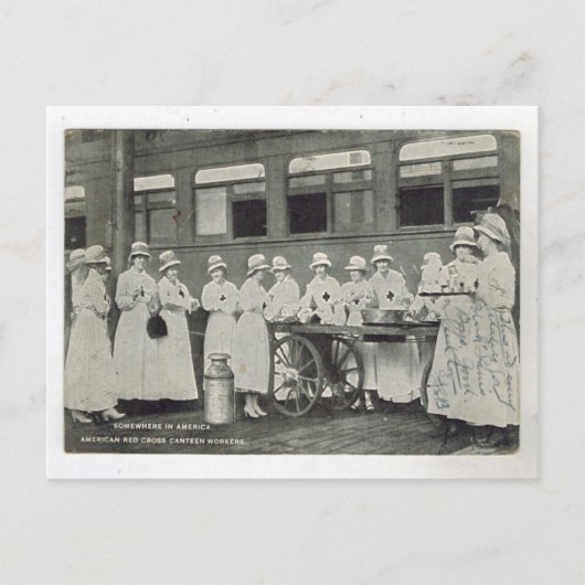 Replica  kantinematig personeel, briefkaart (Voorkant)