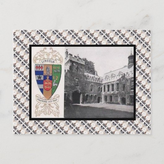 Replica , Lincoln College Oxford Briefkaart (Voorkant)