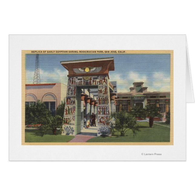 Replica of Egyptian Shrine, Rosikruisan Park (Voorkant Horizontaal)