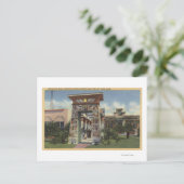 Replica of Egyptian Shrine, Rosikruisan Park Briefkaart (Staand voorkant)
