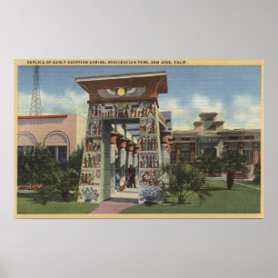 Replica of Egyptian Shrine, Rosikruisan Park Poster