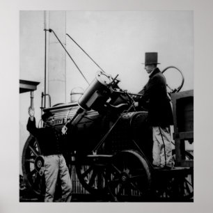 Replica of Stephensons Rocket, 1929 Poster