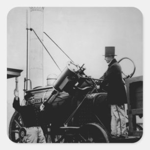 Replica of Stephensons Rocket, 1929 Vierkante Sticker