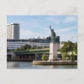 Replica of the Statue of Liberty - Paris, Frankrij Briefkaart (Voorkant)