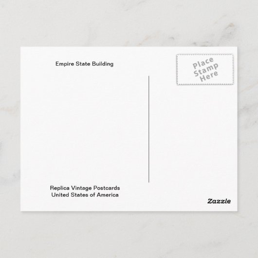 Replica     PostcardKaiser Wilhelm II Briefkaart (Achterkant)