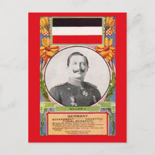 Replica PostcardKaiser Wilhelm II Briefkaart