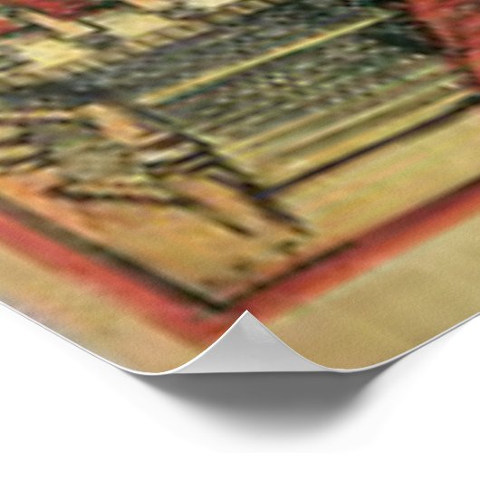 REPLICA-Poster van het eerste Sherlock Holmes-verh Poster (Hoek)