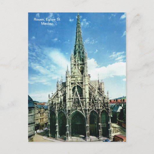 Replica , Rouen, Eglise St Maclau Briefkaart (Voorkant)