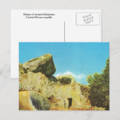 Replica  Ruines uit het oude Zimbabwe Briefkaart (Voorkant / Achterkant)