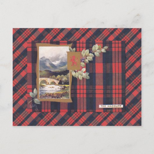 Replica , Schotland, Clan Macduff Briefkaart (Voorkant)