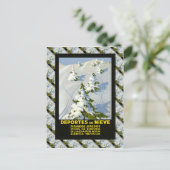 Replica  Ski Poster, Picos de Europa Briefkaart (Staand voorkant)