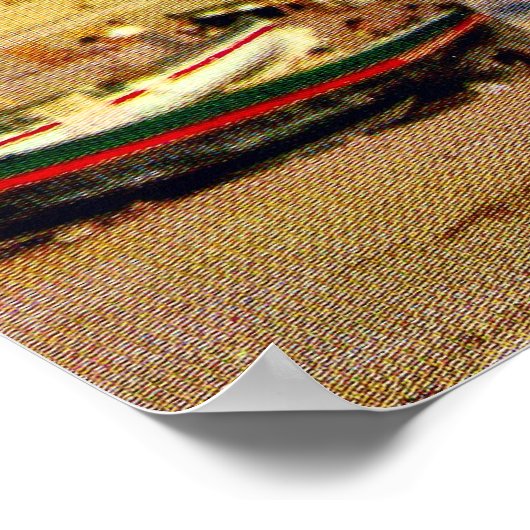 Replica  Spanje, Sitges waterfront Poster (Hoek)