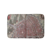 Replica stadskaart Amsterdam 1652 Badmat (Voorkant)