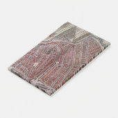 Replica stadskaart Amsterdam 1652 Post-it® Notes (Schuin)