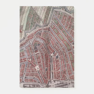 Replica stadskaart Amsterdam 1652 Post-it® Notes