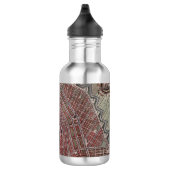 Replica stadskaart Amsterdam 1652 Waterfles (Rechts)