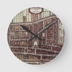 Replica-stadskaart van Delft 1649 Ronde Klok
