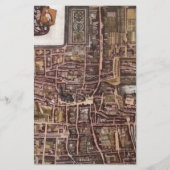 Replica stadskaart van Den Haag 1649 Briefpapier (Voorkant)