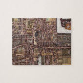 Replica stadskaart van Den Haag 1649 Legpuzzel (Horizontaal)