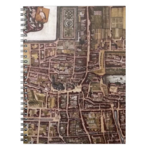 Replica stadskaart van Den Haag 1649 Notitieboek
