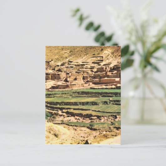 Replica  Terraces van Maize, Berber Briefkaart (Staand voorkant)