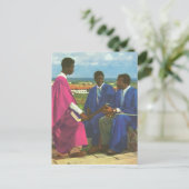 Replica  Universiteitsstudenten, Accra, Ghana Briefkaart (Staand voorkant)