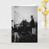 Replica van de Raket van Stephenson, 1929 Kaart (Gele Bloem)