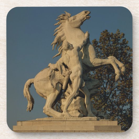 Replica van een van de twee oorspronkelijke "Marly Bier Onderzetter (Voorkant)