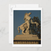 Replica van een van de twee oorspronkelijke "Marly Briefkaart (Voorkant / Achterkant)