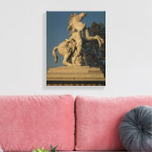 Replica van een van de twee oorspronkelijke "Marly Canvas Afdruk (Insitu (Woonkamer))