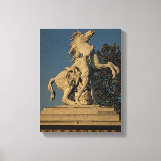 Replica van een van de twee oorspronkelijke "Marly Canvas Afdruk (Voorkant)