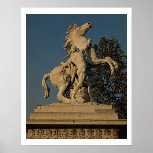 Replica van een van de twee oorspronkelijke "Marly Poster (Voorkant)