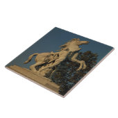 Replica van een van de twee oorspronkelijke "Marly Tegeltje (Zijkant)