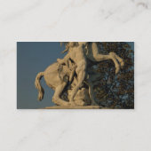 Replica van een van de twee oorspronkelijke "Marly Visitekaartje (Achterkant)