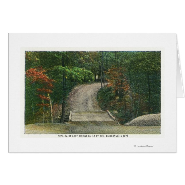 Replica van Gen Burgoyne's Last Bridge (Voorkant Horizontaal)