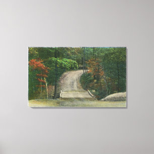 Replica van Gen Burgoyne's Last Bridge Canvas Afdruk