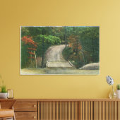 Replica van Gen Burgoyne's Last Bridge Canvas Afdruk (Insitu (Woonkamer))