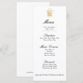 Replica van uitnodiging voor koninklijk huwelijk | (Voorkant / Achterkant)