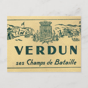 Replica Verdun, slagvelden Briefkaart