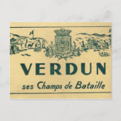Replica Verdun, slagvelden Briefkaart (Voorkant)