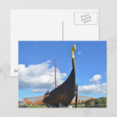 Replica Viking Longship Briefkaart (Voorkant / Achterkant)