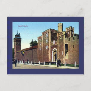 Replica Vintage Image, Cardiff Castle Briefkaart
