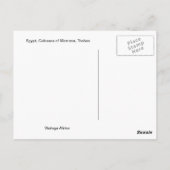 Replica Vintage image, Egypte, Colossos of Memnon, Briefkaart (Achterkant)