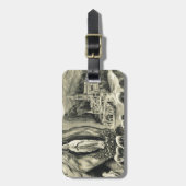 Replica Vintage image Lourdes, 1895 Pilgrimage Bagagelabel (Voorkant verticaal)