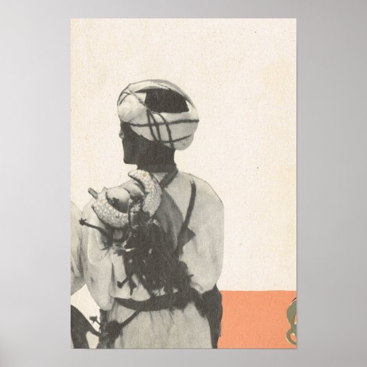 Replica vintage image, Marrakesh, Maroc Poster (Voorkant)